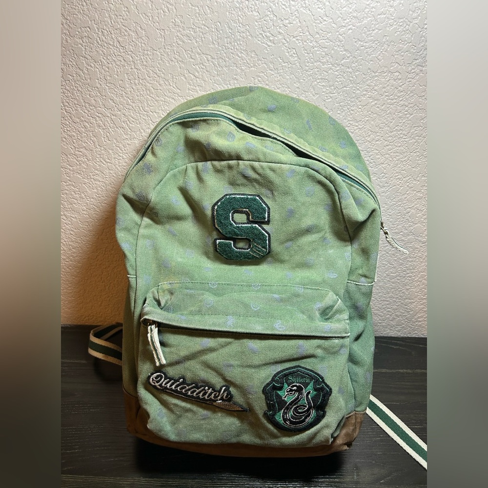 Pottery Barn Harry Potter Slytherin Back Pack Green